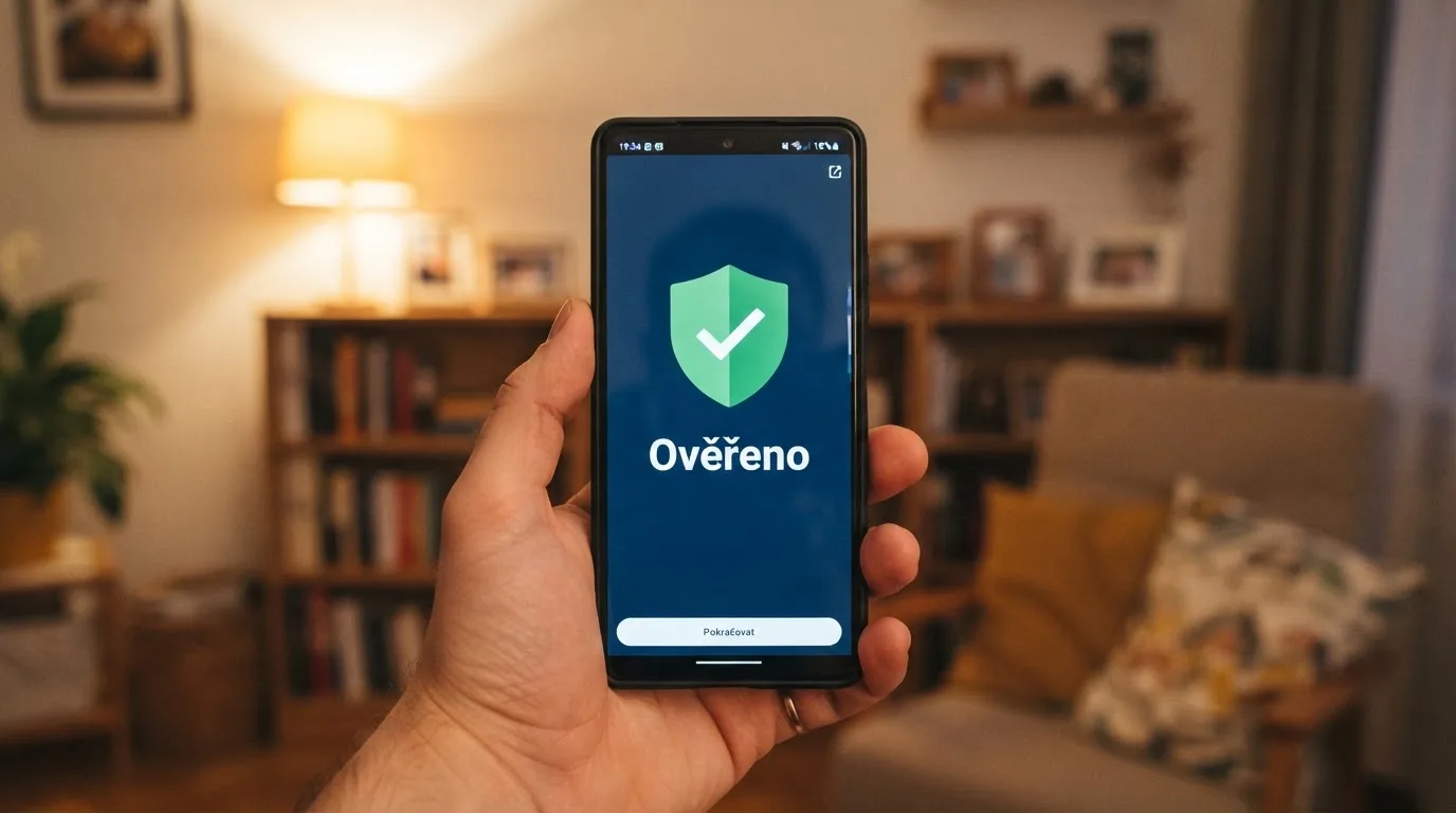 Úřední dokument s razítkem Ministerstva financí ČR vedle obrazovky s online kasinem – symbol právní ochrany hráče